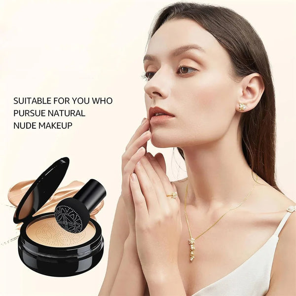 Base facial de larga duración y alta cobertura Cushion - PIEL PERFECTA