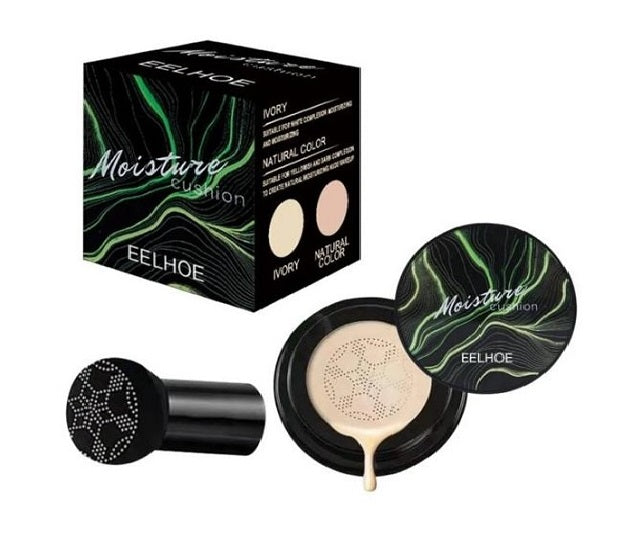 Base facial de larga duración y alta cobertura Cushion - PIEL PERFECTA