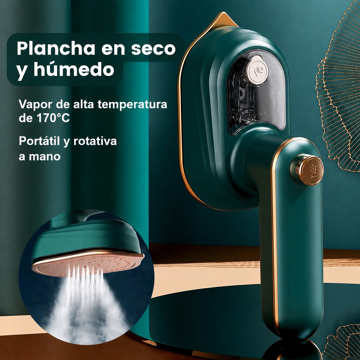 MINI PLANCHA A VAPOR PORTATIL