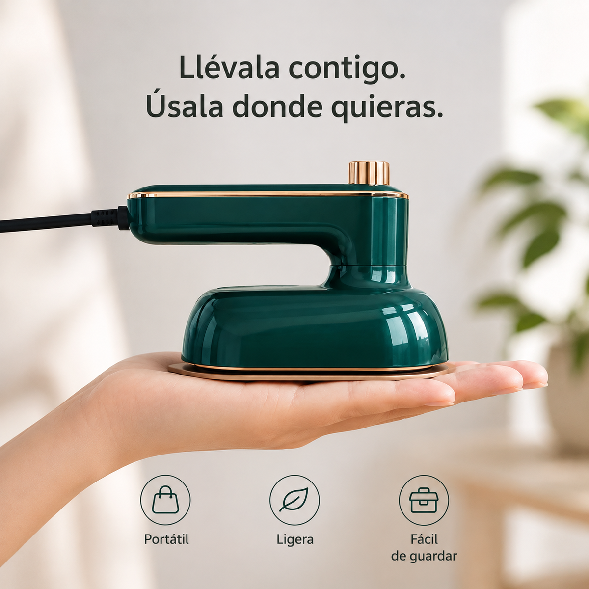 MINI PLANCHA A VAPOR PORTATIL